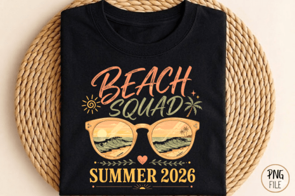 Beach Squad, Summer 2026 Sunset PNG: Your Ticket to Sun-Kissed Sales