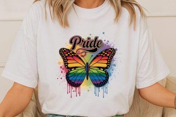 Celebrating Pride with a Colorful Butterfly: A Design Asset for Inclusive Branding