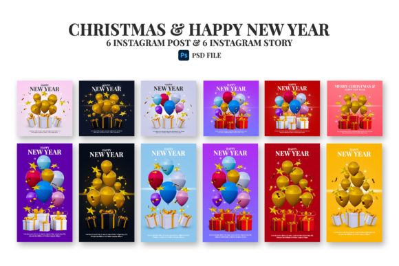 Christmas & New Year Instagram Templates That Actually Convert