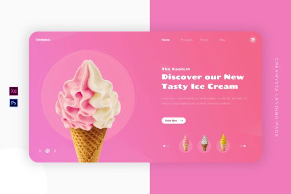 Creamysta | Landing Page: Your First Impression, Perfected