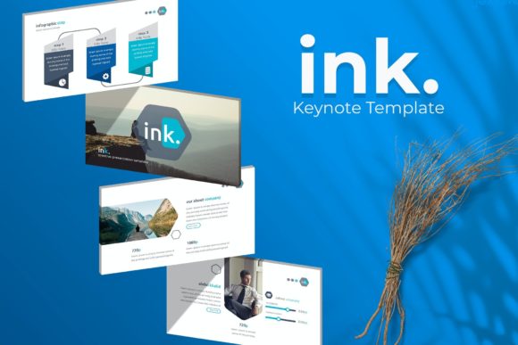 Ink. Keynote Template: 150+ Slides for a Polished Presentation