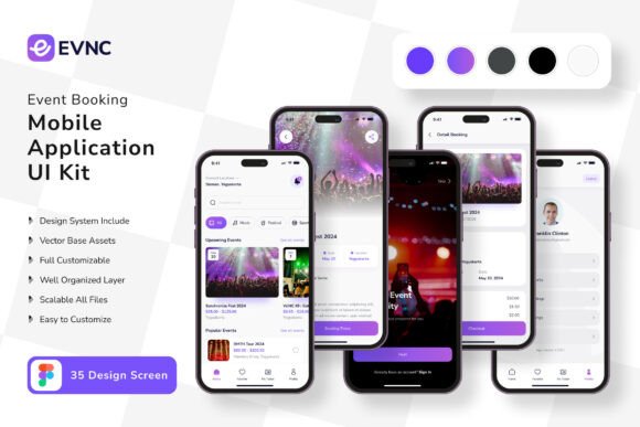 Streamline Your Event App Design with a Professional UI Kit