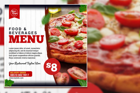 Timeless Charm: The Vintage Food Menu Social Media Template